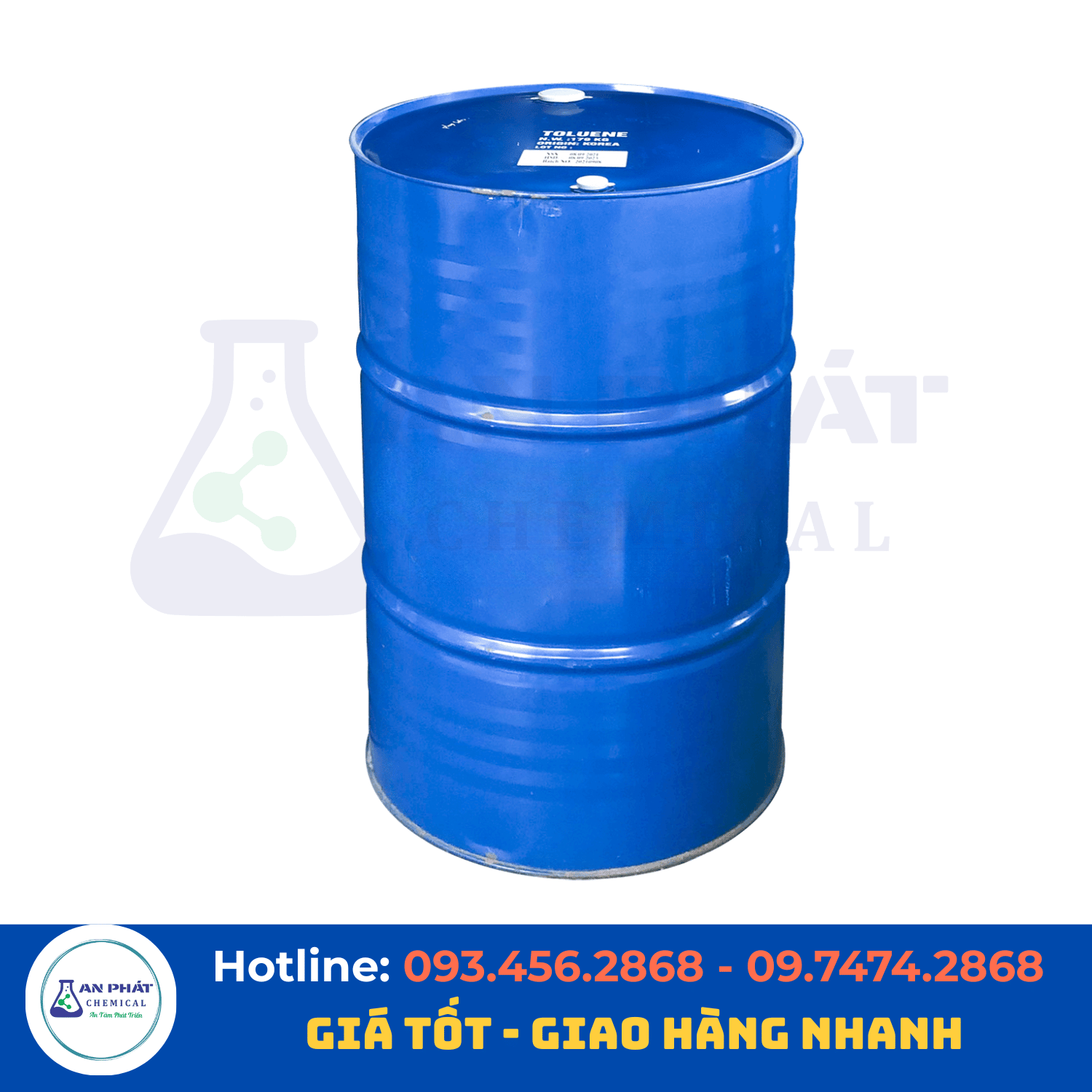 Toluen C₇H₈ – Hàn Quốc, phuy 179 kg