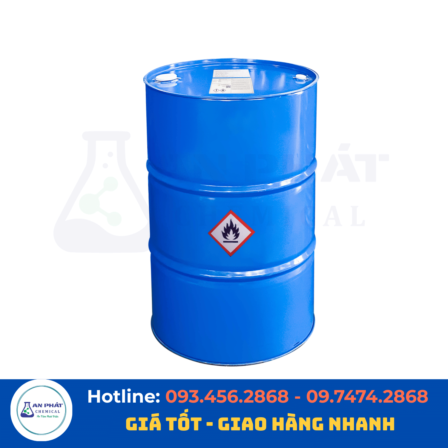 Dung môi PM C₄H₁₀O₂ 99% – Trung Quốc, 190 kg/phuy