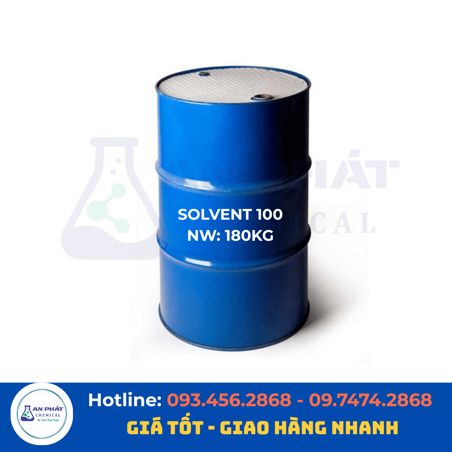 Dung môi Solvent 100 – Thái Lan, 180 kg/phuy