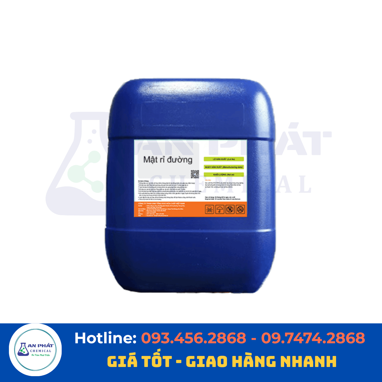 Mật rỉ đường – Việt Nam, 30 kg/can