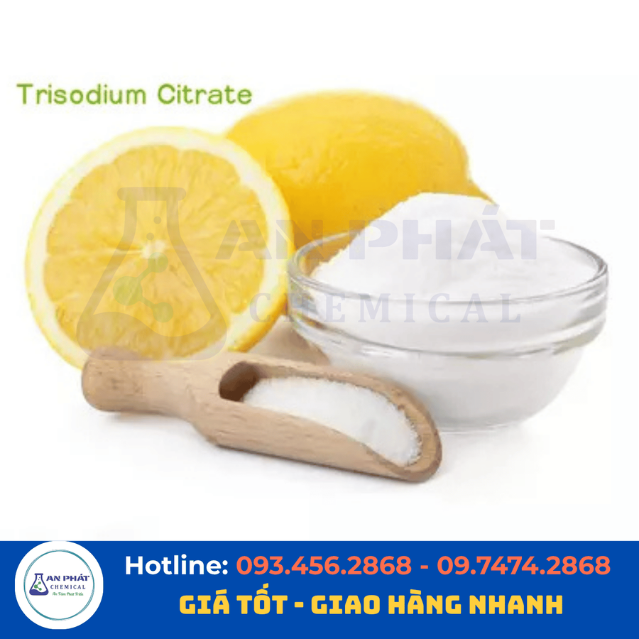 Natri citrat Na₃C₆H₅O₇ 99% – Trung Quốc, 25 kg/bao