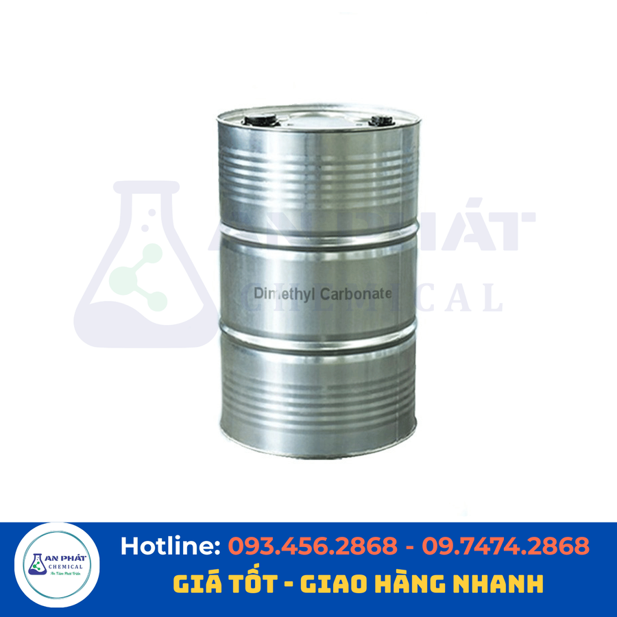 Dimethyl carbonate (DMC) C₃H₆O₃ 99% – Trung Quốc, 200 kg/phuy