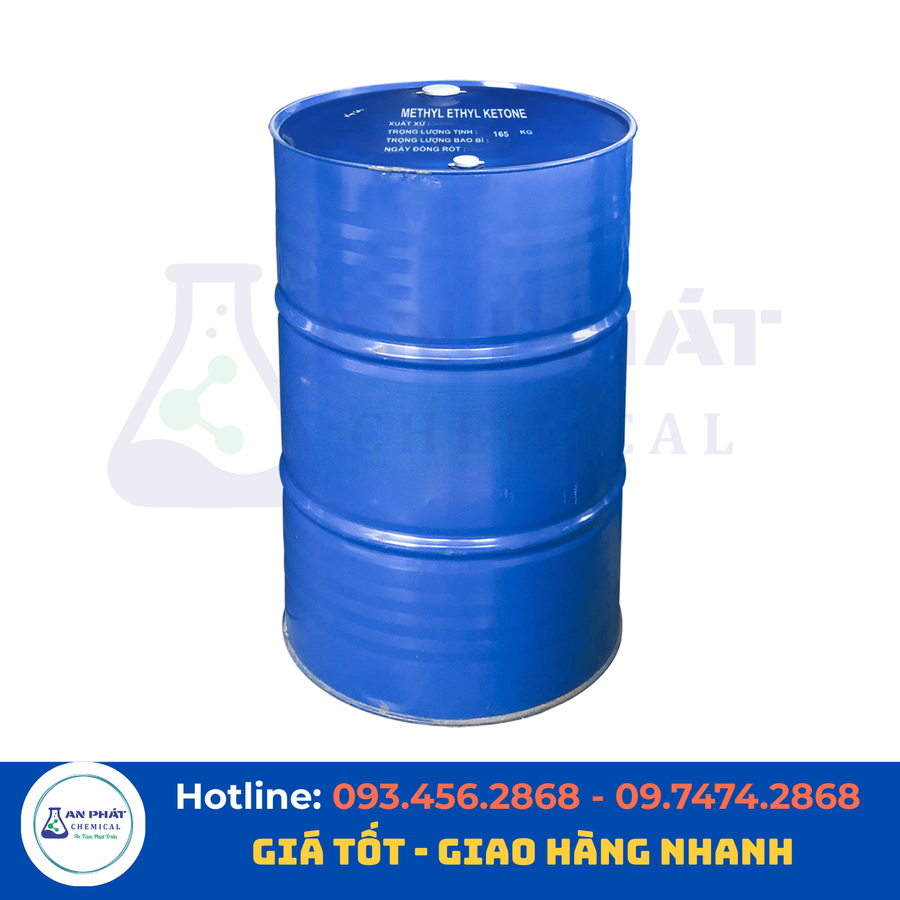 MEK (Methyl ethyl ketone) C₄H₈O 99% – Đài Loan, 165 kg/phuy