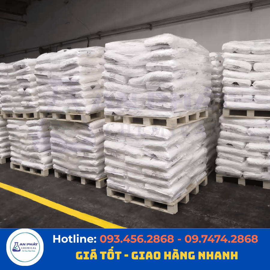 Axit sulfamic H₃NSO₃ 99,5% – Trung Quốc, 25 kg/bao