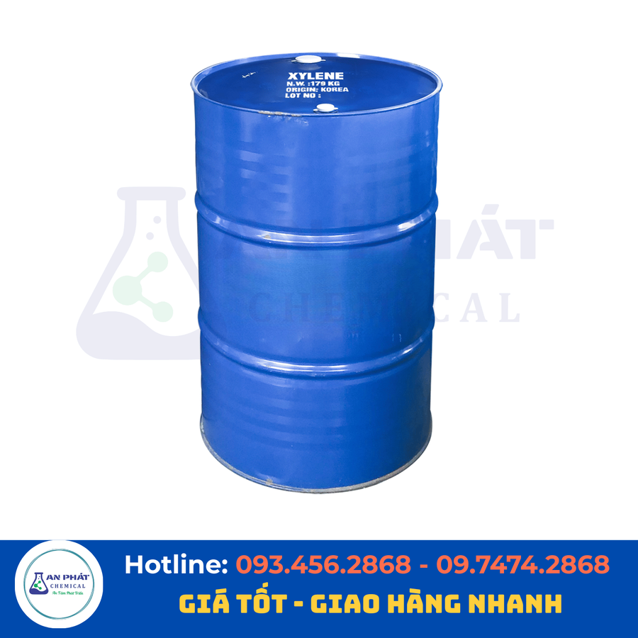 Dung môi Xylene C₈H₁₀ 99% – Hàn Quốc, 179 kg/phuy