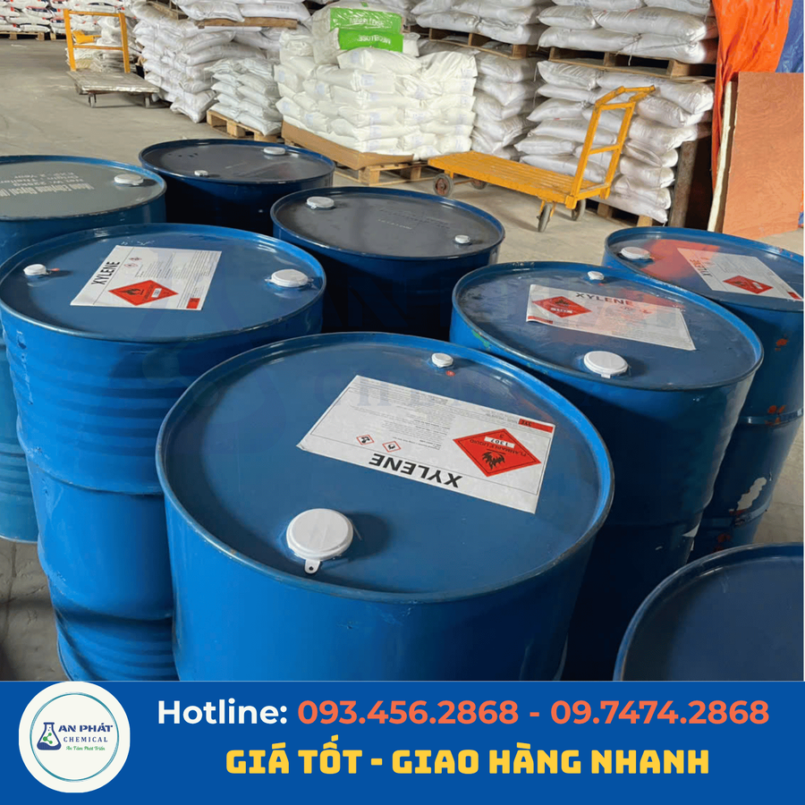 Dung môi Xylene C₈H₁₀ 99% – Thái Lan, 179 kg/phuy