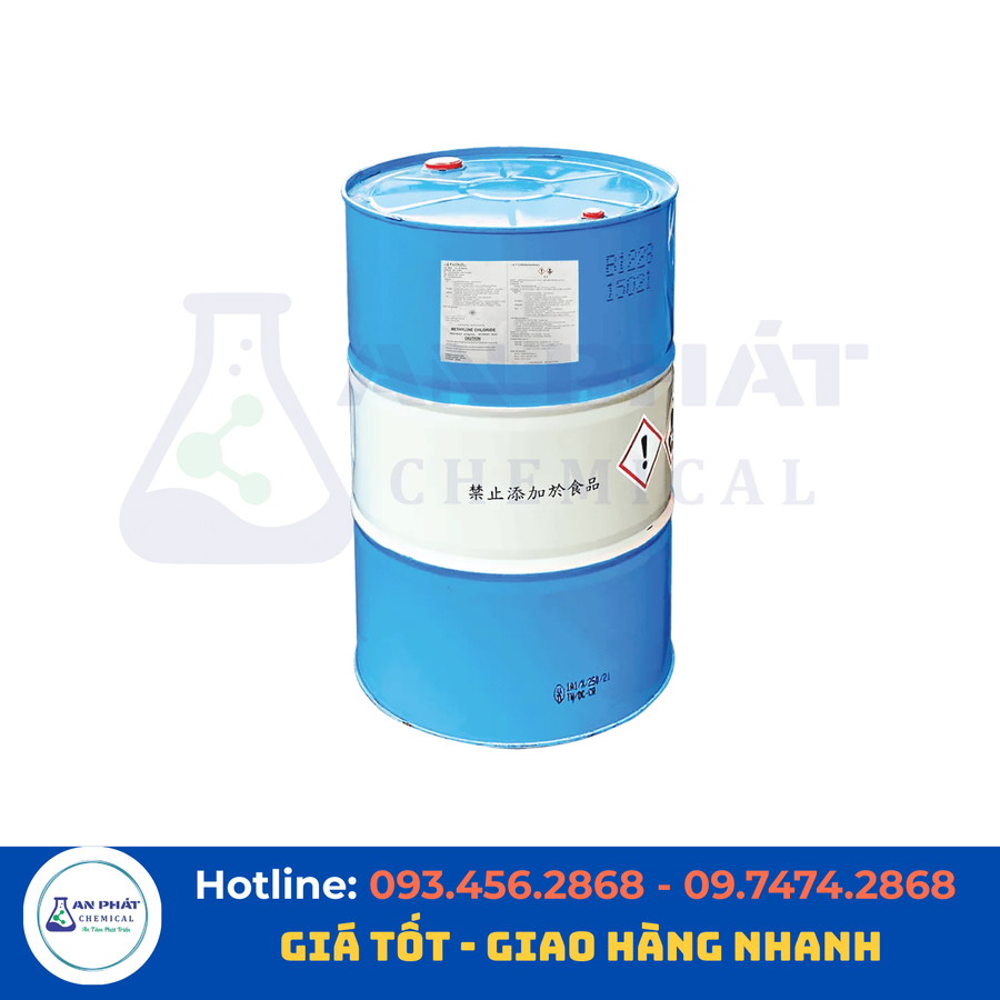 Methylene chloride (MC) CH₂Cl₂ 99,5% – Đài Loan, 270 kg/phuy