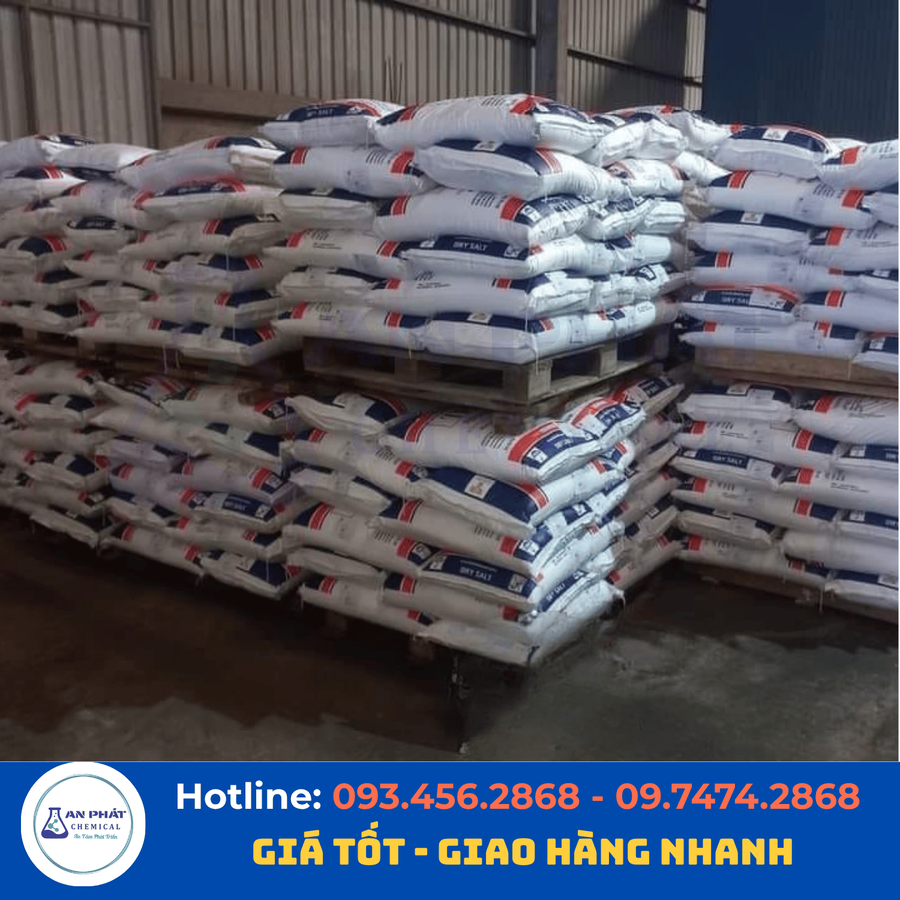 Muối tinh khiết Thái Lan NaCl 99% – Thái Lan, bao 50 kg