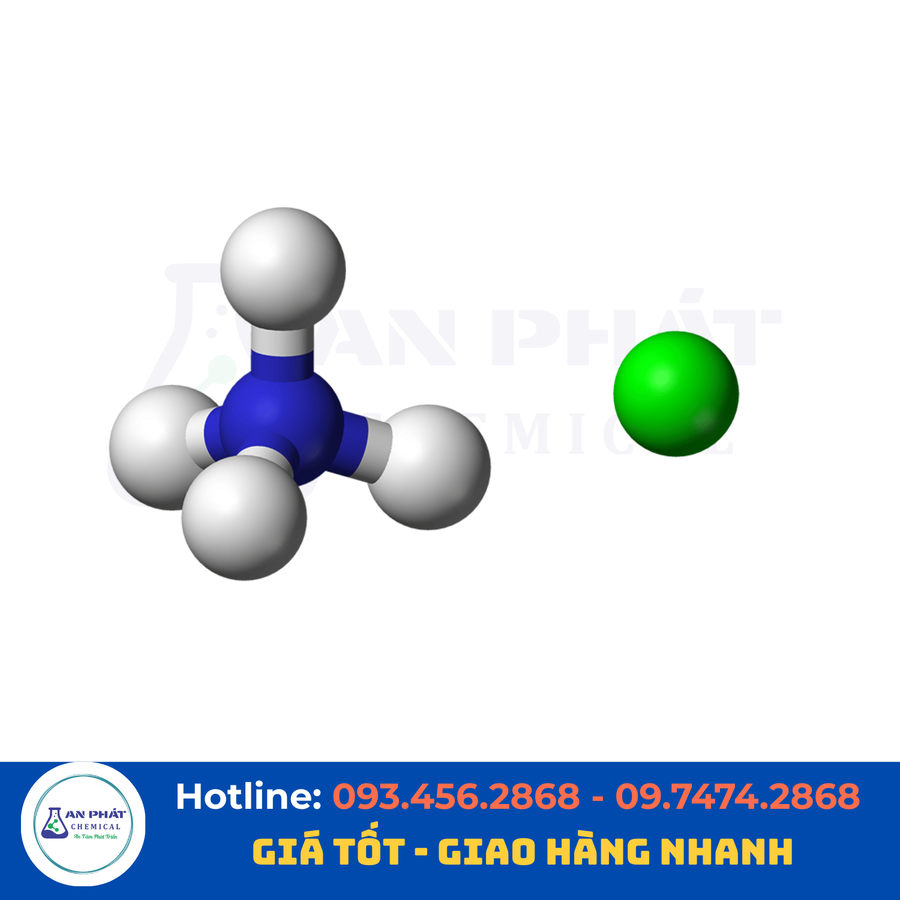 Amoni clorua (Muối lạnh) NH₄Cl 99% – Trung Quốc, 25 kg/bao