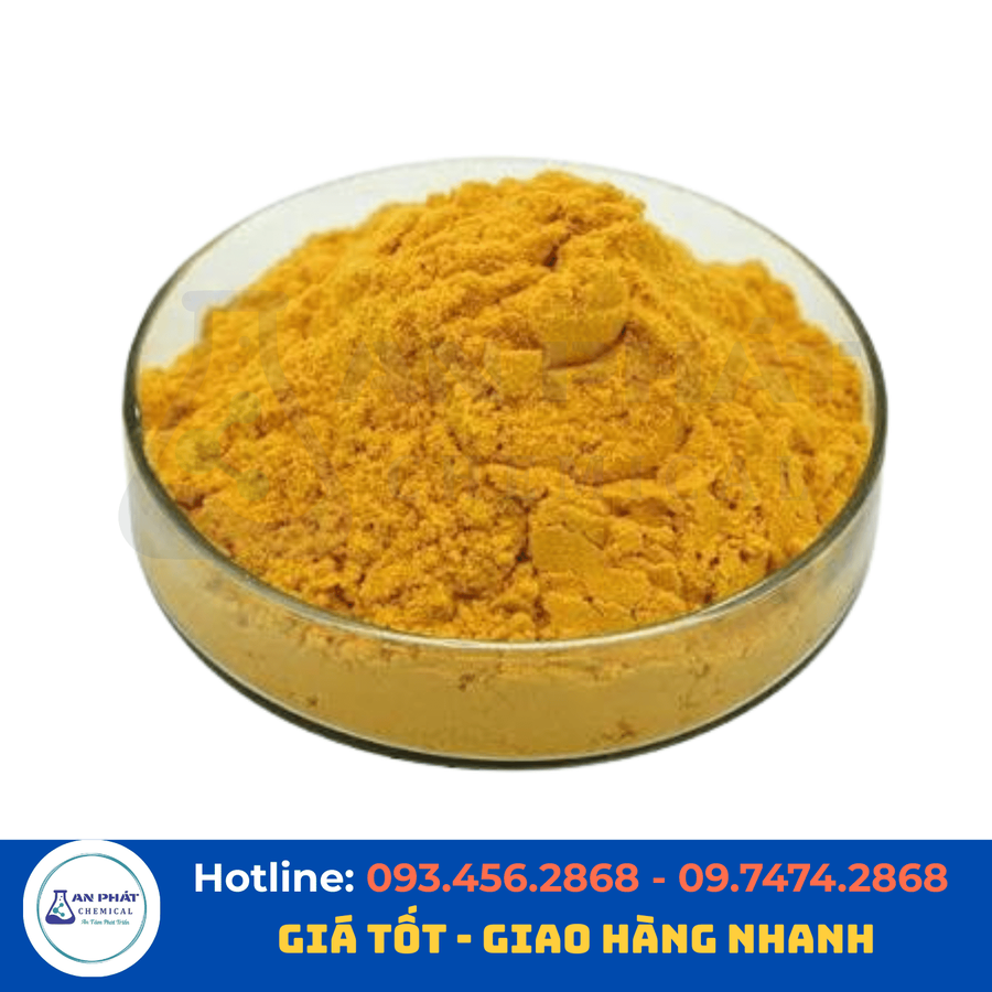 Sắt(III) sulfat bột (PFS) Fe₂(SO₄)₃ – Trung Quốc, 25 kg/bao