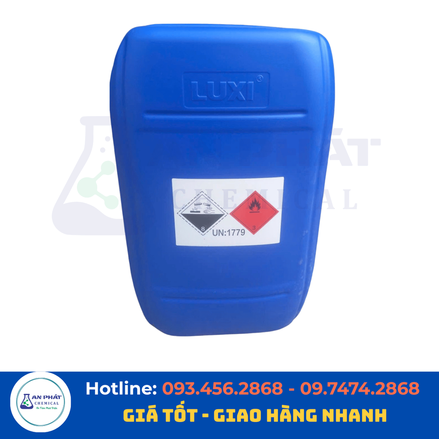 Axit formic CH₂O₂ 85% – Trung Quốc, 25 kg/can hoặc 35 kg/can