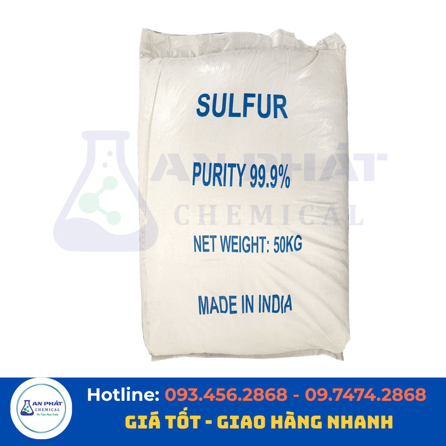 Lưu huỳnh S 99% – Ấn Độ, 50 kg/bao