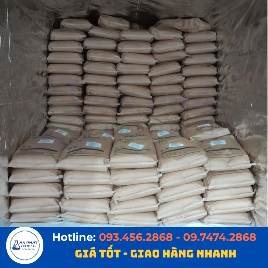 SLS (Natri lauryl sulfat) C₁₂H₂₅NaO₄S 95% – Malaysia, 25 kg/bao