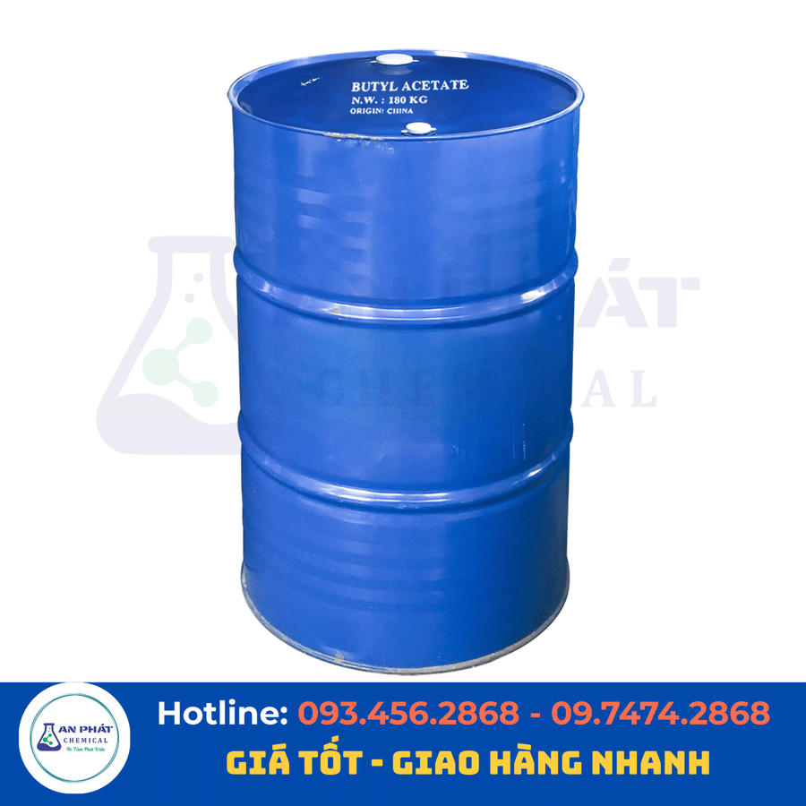 Butyl Acetate C₆H₁₂O₂ 99% – Hàn Quốc, 180 kg/phuy