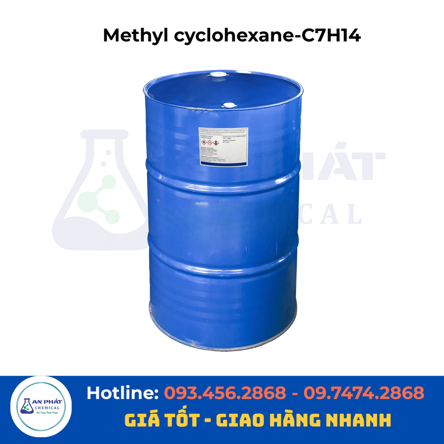 Methylcyclohexane (MCH) C₇H₁₄ 99% – Hàn Quốc, 150 kg/phuy