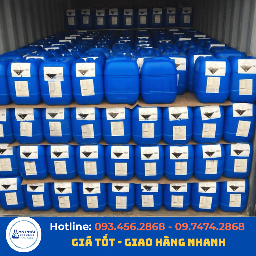 Axit photphoric H₃PO₄ 85% – Hàn Quốc, 35 kg/can