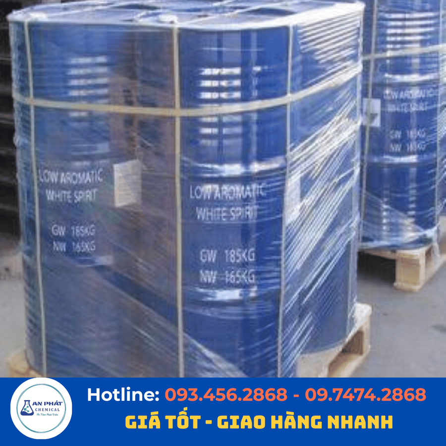 Dung môi White Spirit (Xăng trắng), hỗn hợp hydrocacbon – Thái Lan, 160 kg/phuy