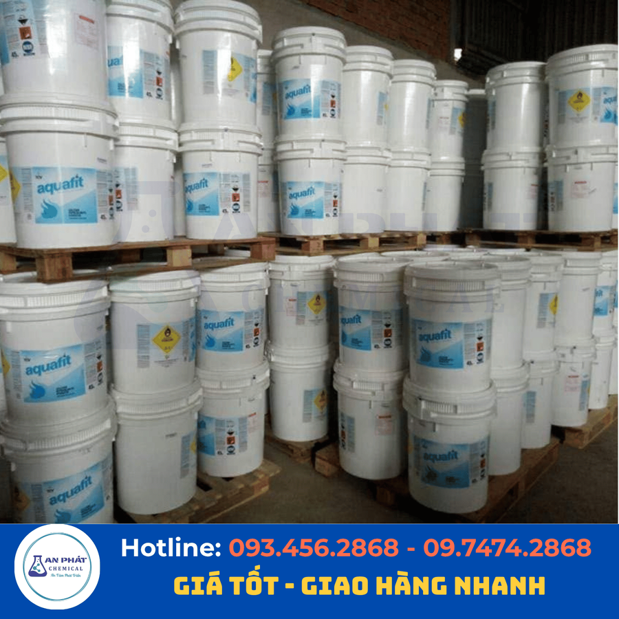 Chlorine Aquafit Ca(ClO)₂ 70% – Ấn Độ, 45 kg/thùng