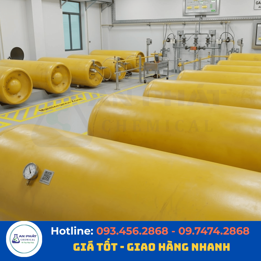 Khí clo hóa lỏng Cl2 99,5% – Việt Nam, bình 40 kg hoặc 400 kg