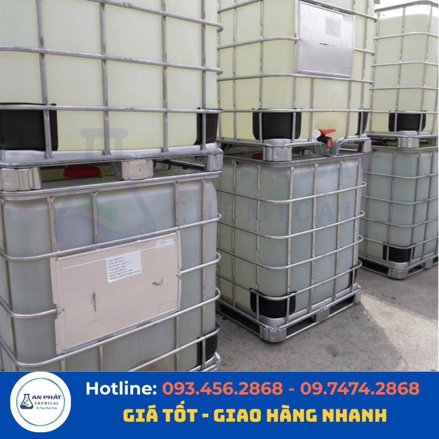 XÚT LỎNG NaOH 20–50% – VIỆT NAM, 280 KG/PHUY, 1 TẤN/TANK HOẶC XE BỒN