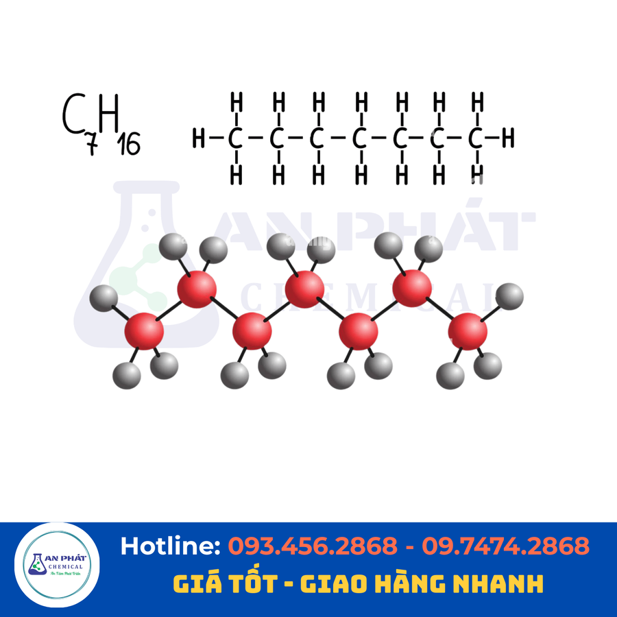 N-Heptan C₇H₁₆ 99% – Trung Quốc, 140 kg/phuy