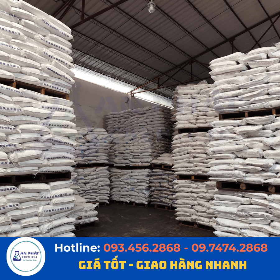 Natri biflorua NaHF₂ 98% – Trung Quốc/Ấn Độ, 25 kg/bao