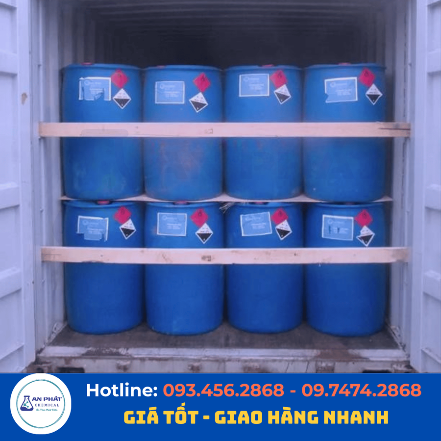 Formalin (Formaldehyde) CH₂O 37% – Việt Nam, 30 kg/can hoặc 220 kg/phuy, ICB