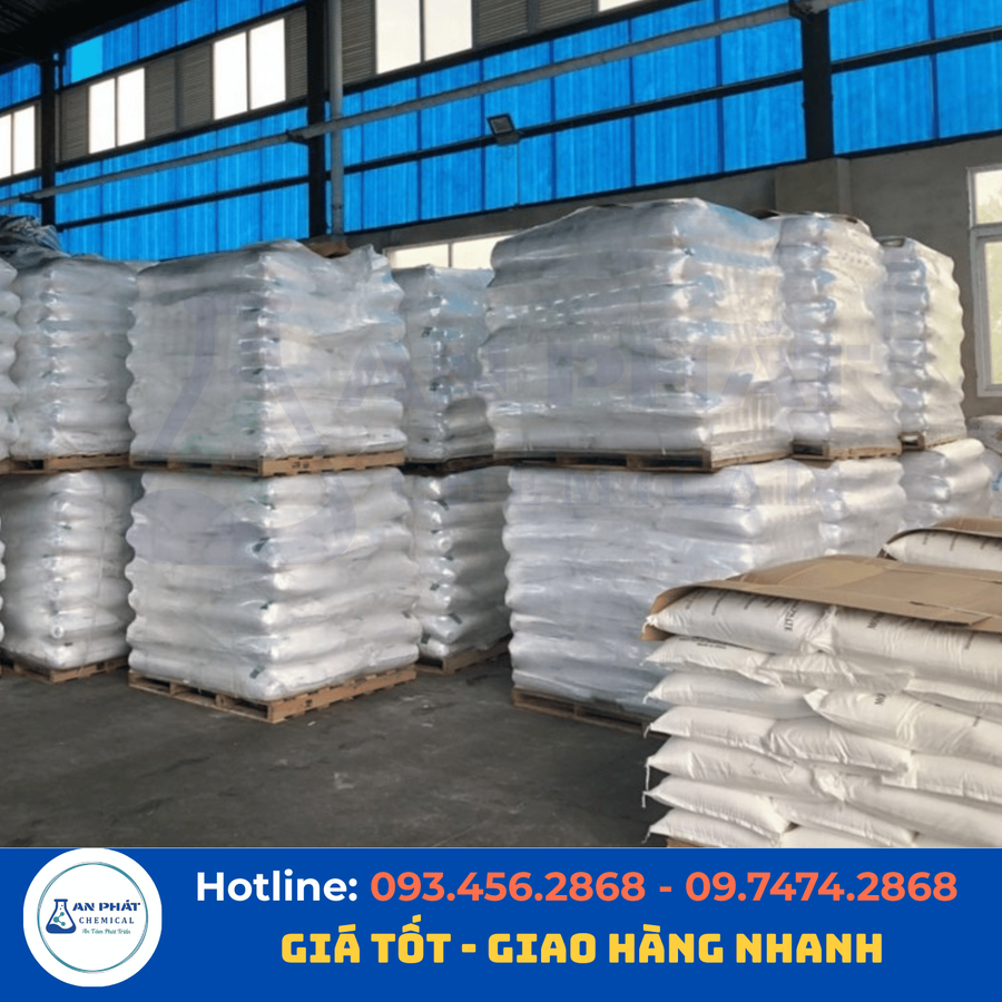 Natri tripolyphosphat (STPP) Na₅P₃O₁₀ ≥94% – Trung Quốc, 25 kg/bao