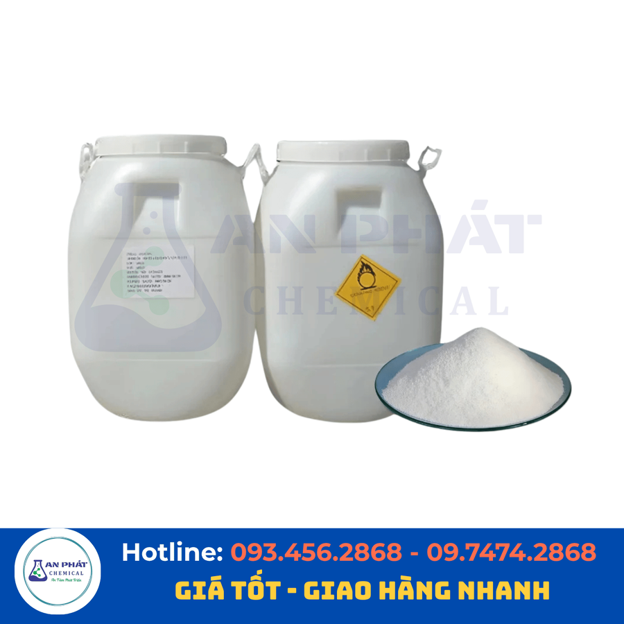 Clo bột TCCA C₃Cl₃N₃O₃ 90% – Trung Quốc, 25 kg/thùng