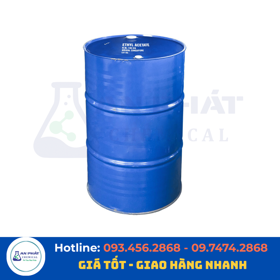 Ethyl Acetate C₄H₈O₂ 99% – Singapore, 180 kg/phuy