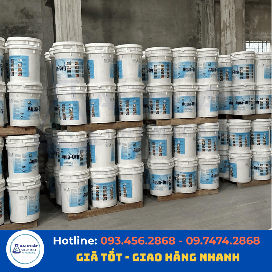 Clorin Aqua-ORG Ca(ClO)₂ 70% – Ấn Độ, 45 kg/thùng