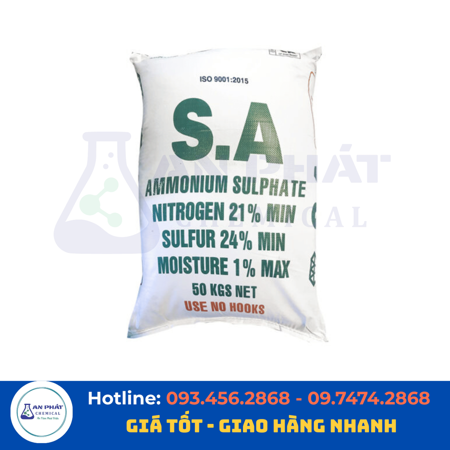 Amoni sulfat (SA) (NH₄)₂SO₄ 21% – Trung Quốc, 50 kg/bao
