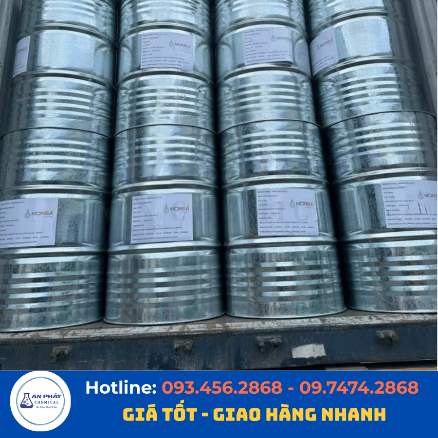 Propylene glycol (PG) C₃H₈O₂ 99,5% – Thái Lan/Hàn Quốc, 215 kg/phuy