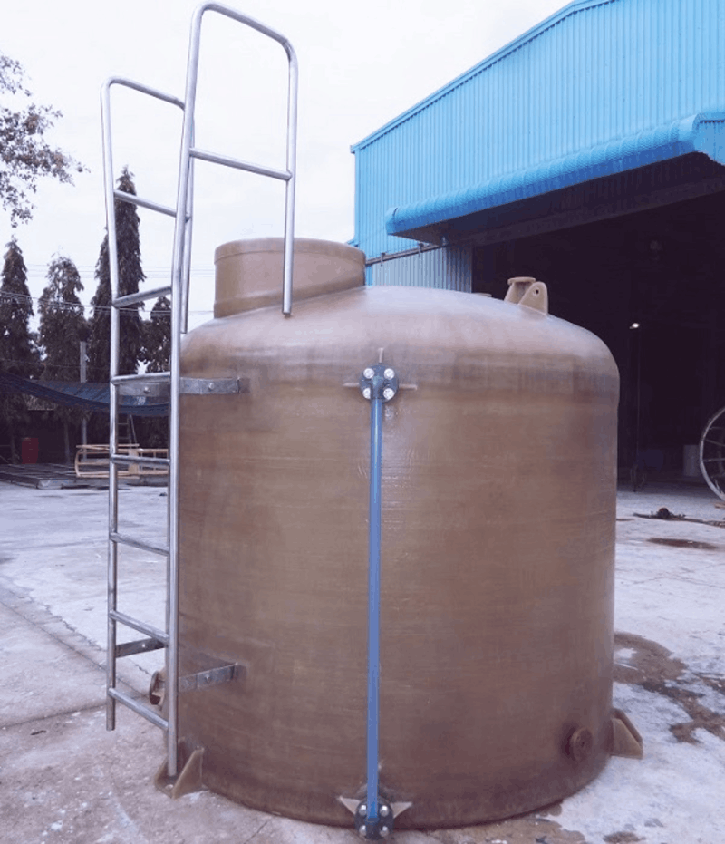 Vật liệu bồn, đường ống, bơm và gioăng phù hợp với Axit HCl