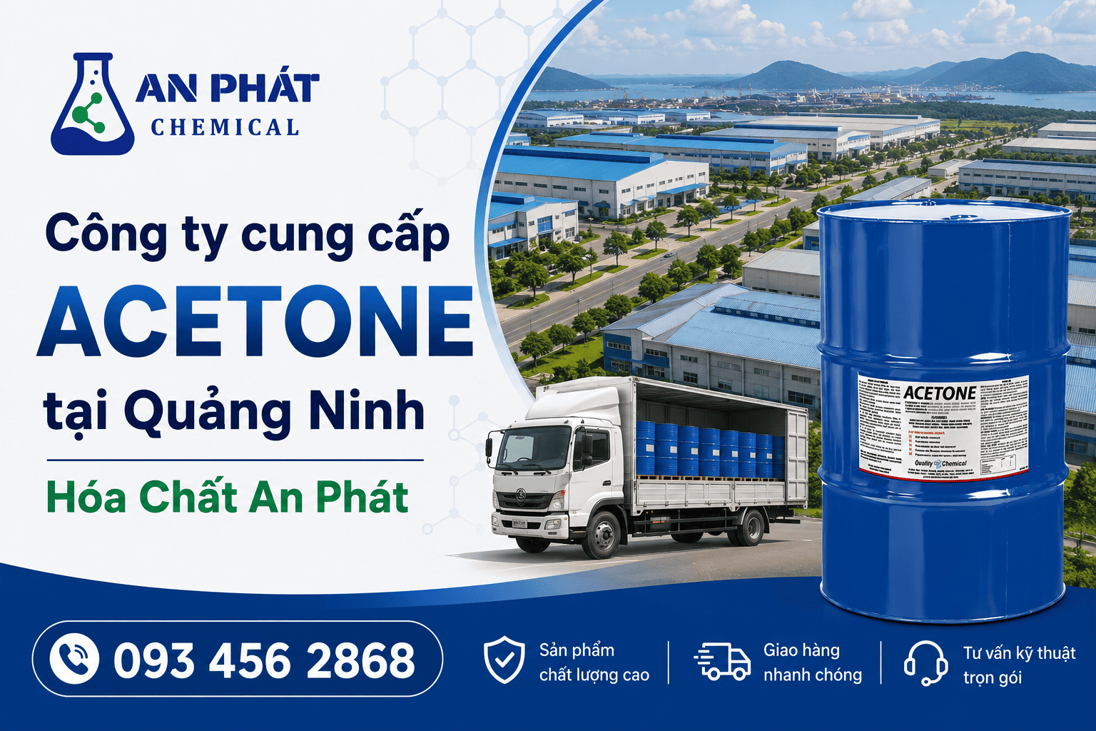 Những yếu tố ảnh hưởng đến giá Acetone tại Quảng Ninh