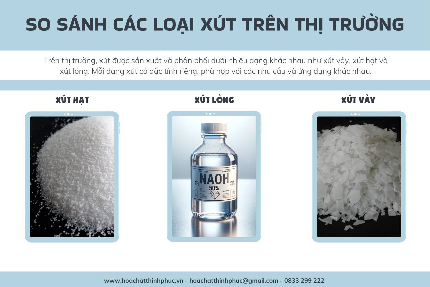 Khi nào nên chuyển từ mua NaOH rắn sang NaOH lỏng?