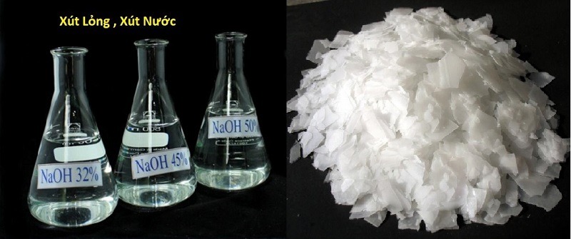 NaOH 20%, 32%, 45% và 50% khác nhau thế nào?