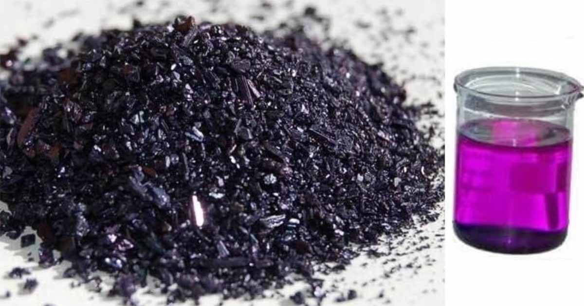 KMnO4 trong xử lý nước thải có màu khó phân hủy
