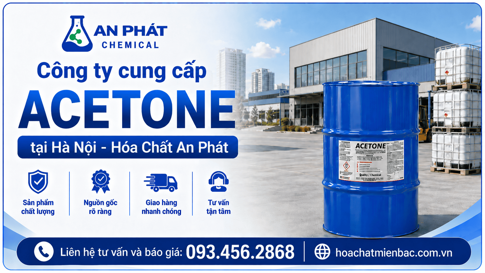 Những yếu tố ảnh hưởng đến giá Acetone tại Hà Nội