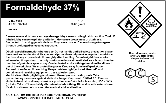 SDS Formalin 37% gồm những nội dung quan trọng nào?