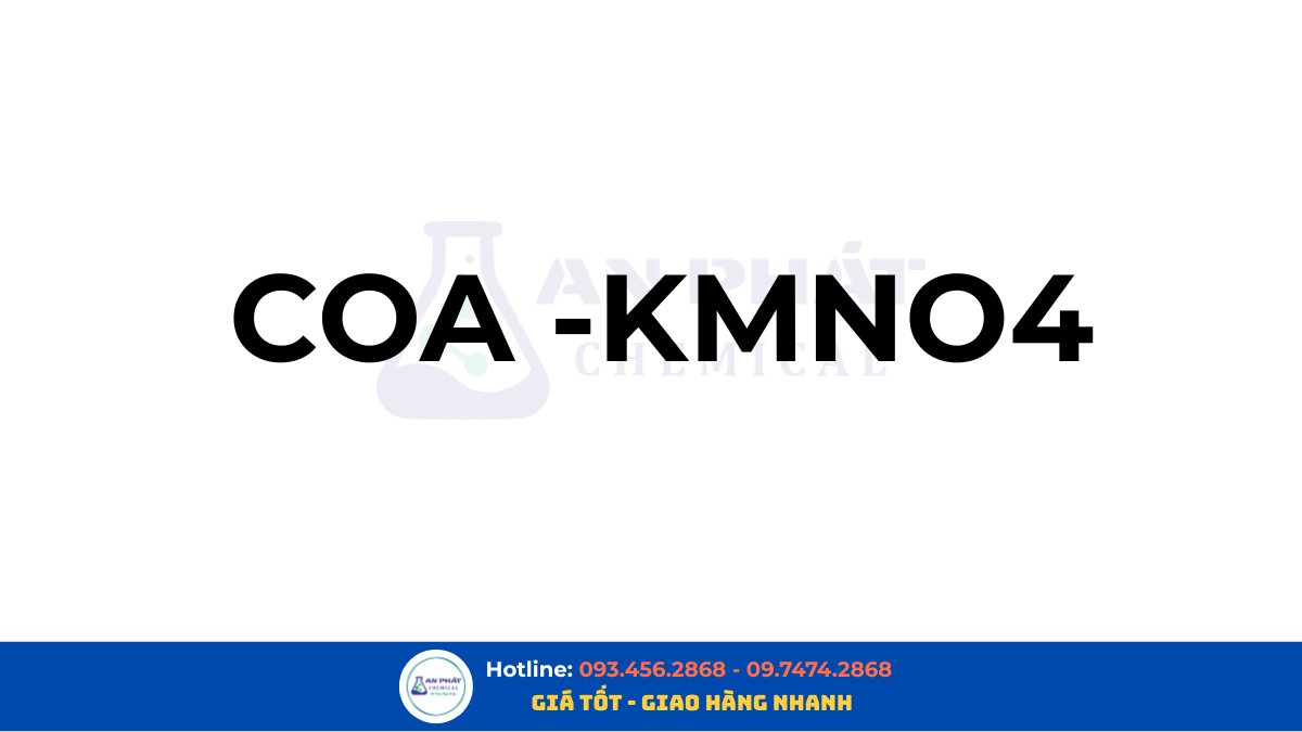 COA thuốc tím KMnO4: các chỉ tiêu nào cần đối chiếu giữa các lô hàng?